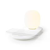 Bezdrátovou nabíječka Qi se stmívatelnou LED lampičkou | 10 W | Teplá Bílá | 3000 K