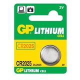 GP CR2025-Battery 3 V/150 mAh, diameter 20 x 2,5 mm button
