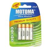 Baterie AAA(R03) alkalická MOTOMA Ultra alkaline 1,5V - 4ks