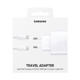 Nabíječ Samsung EP-TA845EWE Quickcharge 45W + data kabel TYP-C / TYP-C, bílý