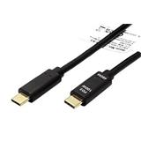 USB 2.0 kabel, USB C(M) - USB C(M), PD 100W, 2m, černý